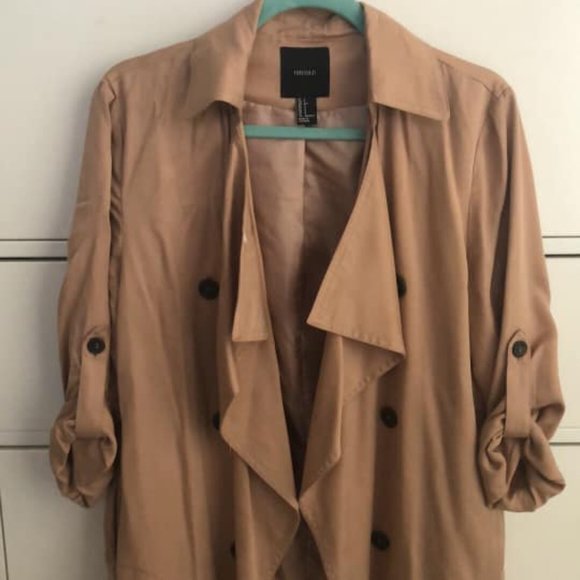 Forever21 trench jacket light S - Picture 2 of 4